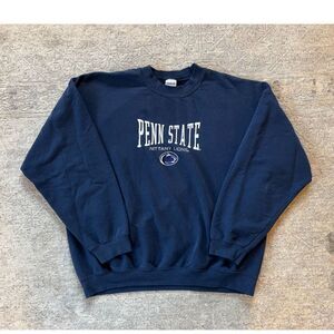 Penn State Navy Crewneck Sweatshirt Vintage Sweater Merch Hoodie XL